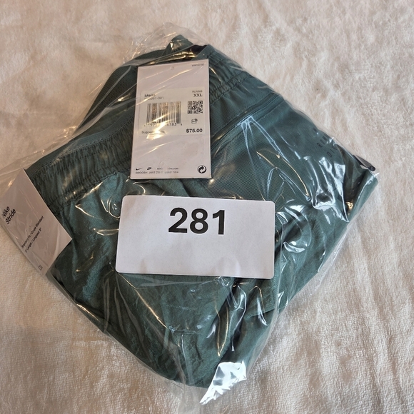 Men's Nike Stride Dri-FIT Running Shorts - Green - Standard Fit - 5" Inseam  XXL - Picture 13 of 13